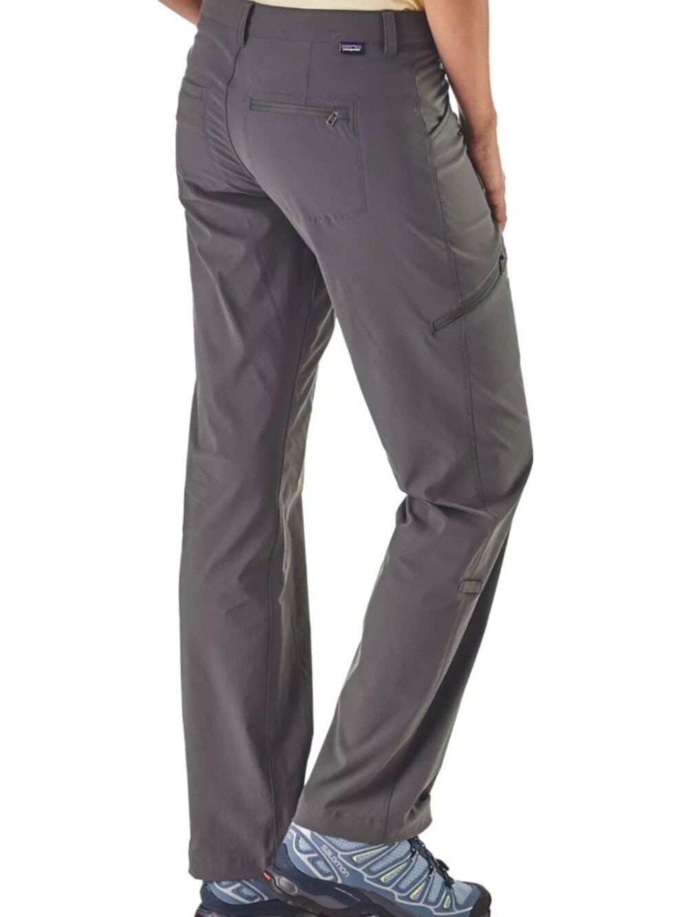 PATAGONIA Quandary Stretch DWR Finish Gray Women's Pants  Sz 8 - Picture 6 of 7